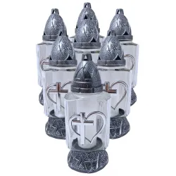 ZNICZ SERCE Z KRZYŻEM - 046 ( 1 opakowanie 7 szt. )